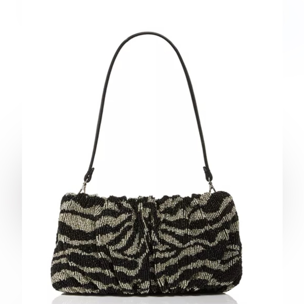 Staud Zebra beaded bean bag